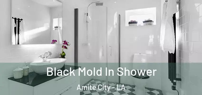  Black Mold In Shower Amite City - LA