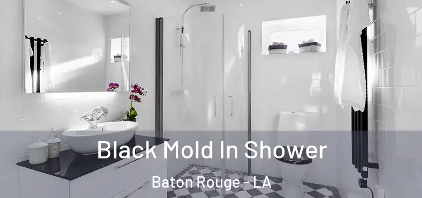 Black Mold In Shower Baton Rouge - LA