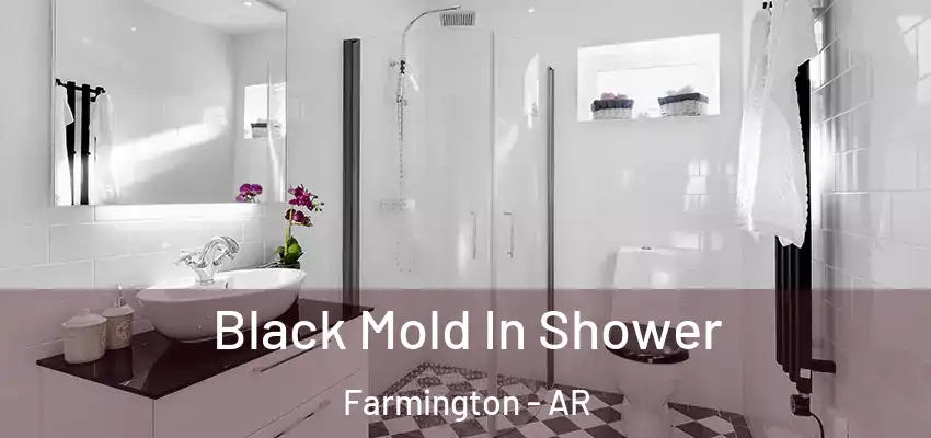  Black Mold In Shower Farmington - AR