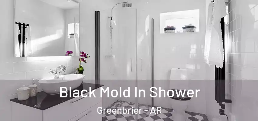  Black Mold In Shower Greenbrier - AR