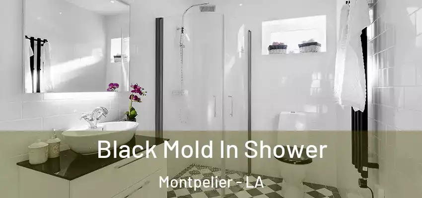  Black Mold In Shower Montpelier - LA