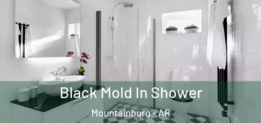  Black Mold In Shower Mountainburg - AR